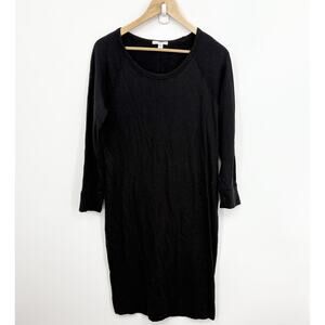 James Perse Dress 3 Large L French Terry Sweatshirt Relaxed Capsule Minimalist